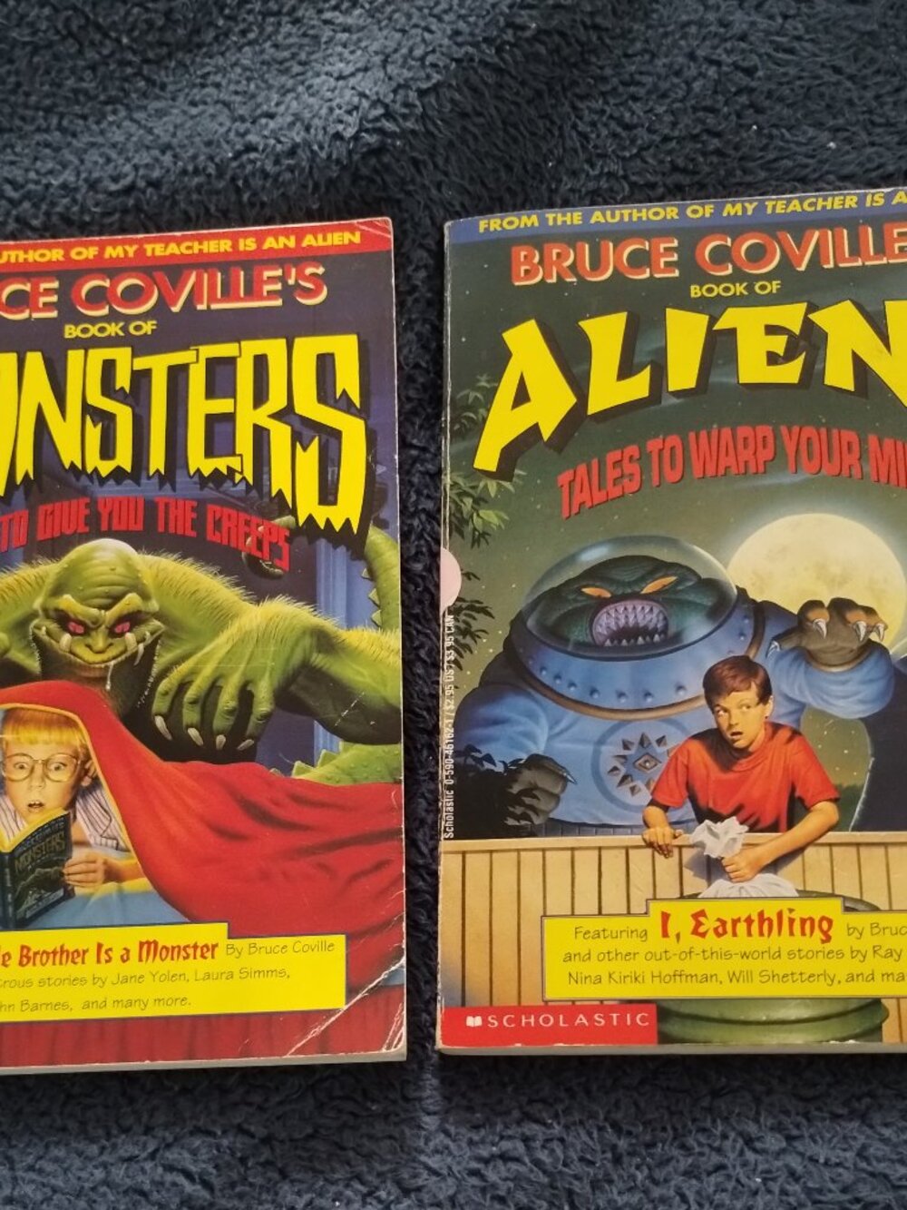 Bruce Coville chapter books,lot of 2